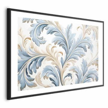 Artgeist Plakat - Baročna trta v svetlih barvah