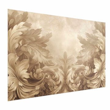 Artgeist Plakat - Rezbarjeni okraski v sepia tonih