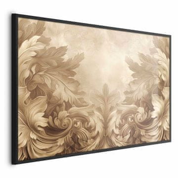 Artgeist Plakat - Rezbarjeni okraski v sepia tonih
