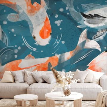 Artgeist Foto ozadje rib Koi - druga različica