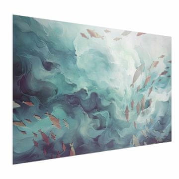 Artgeist Plakat - Ribe v oceanu