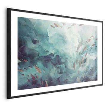 Artgeist Plakat - Ribe v oceanu