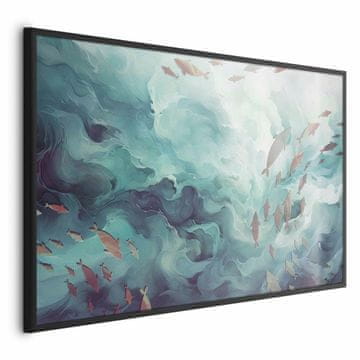 Artgeist Plakat - Ribe v oceanu