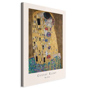 Artgeist Slika - Gustav Klimt - Poljub (1-delna) vertikalna