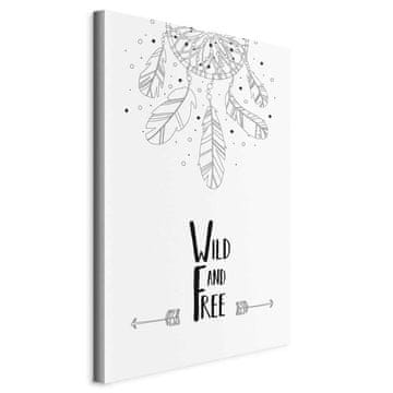 Artgeist Slika - Divja in svobodna (1-delna) navpična