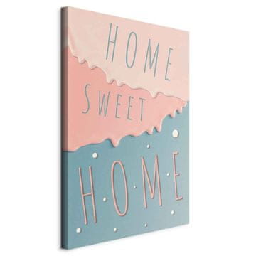 Artgeist Slika - Napisi: Home Sweet Home (1-delni) navpični