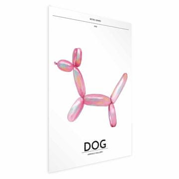 Artgeist Poster - Holo-Dog - Barvit pes v retro slogu