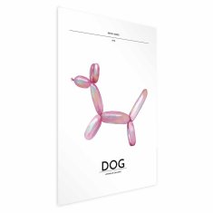 Artgeist Poster - Holo-Dog - Barvit pes v retro slogu
