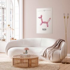 Artgeist Poster - Holo-Dog - Barvit pes v retro slogu