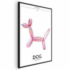Artgeist Poster - Holo-Dog - Barvit pes v retro slogu