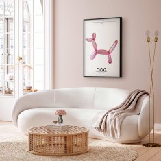 Artgeist Poster - Holo-Dog - Barvit pes v retro slogu