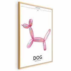 Artgeist Poster - Holo-Dog - Barvit pes v retro slogu