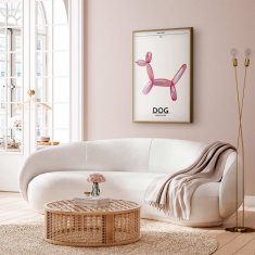 Artgeist Poster - Holo-Dog - Barvit pes v retro slogu