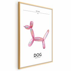 Artgeist Poster - Holo-Dog - Barvit pes v retro slogu