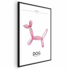 Artgeist Poster - Holo-Dog - Barvit pes v retro slogu