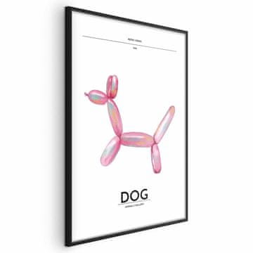 Artgeist Poster - Holo-Dog - Barvit pes v retro slogu