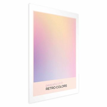 Artgeist Plakat - Mirni drift - Nežni pastelni odtenki ustvarjajo harmonično celoto