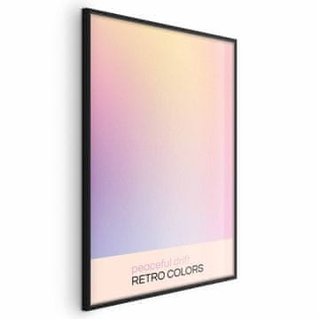 Artgeist Plakat - Mirni drift - Nežni pastelni odtenki ustvarjajo harmonično celoto