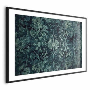 Artgeist Poster - Okraski za preproge v smaragdnih odtenkih