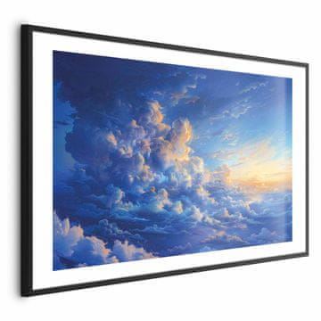 Artgeist Plakat - Ko nebo postane platno: Naravna umetnina v oblakih