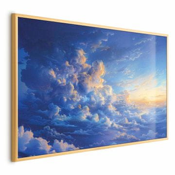 Artgeist Plakat - Ko nebo postane platno: Naravna umetnina v oblakih