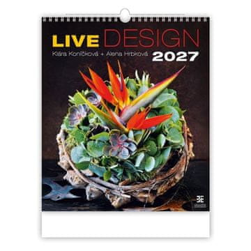 Stenski koledar 2026 Live Design