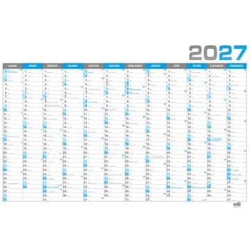 Stenski letni modri koledar 2026