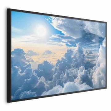 Artgeist Plakat - Simfonija svetlobe: Sonce in oblaki se usklajujejo na čudovitem nebu