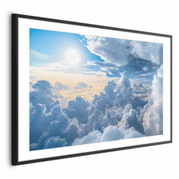 Artgeist Plakat - Simfonija svetlobe: Sonce in oblaki se usklajujejo na čudovitem nebu