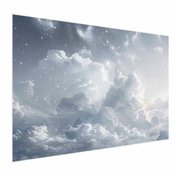 Artgeist Plakat - Astralni mir: Zvezde, raztresene nad tankimi oblaki