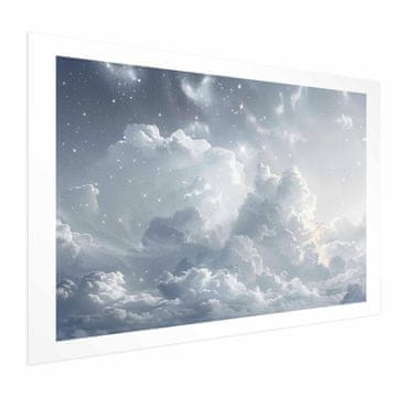 Artgeist Plakat - Astralni mir: Zvezde, raztresene nad tankimi oblaki