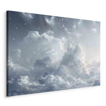 Artgeist Slika - Astralni mir: Zvezde, raztresene nad nežnimi oblaki
