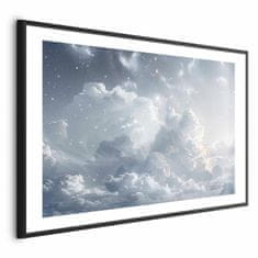 Artgeist Plakat - Astralni mir: Zvezde, raztresene nad tankimi oblaki
