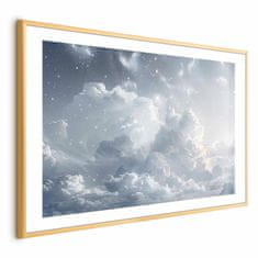 Artgeist Plakat - Astralni mir: Zvezde, raztresene nad tankimi oblaki