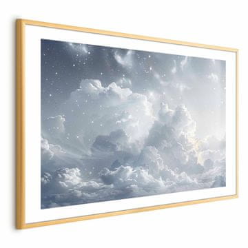 Artgeist Plakat - Astralni mir: Zvezde, raztresene nad tankimi oblaki