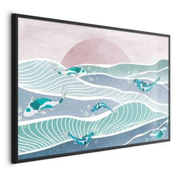 Artgeist Plakat - Ribe v valovih