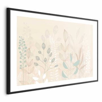 Artgeist Poster - Pastelno-bež glade
