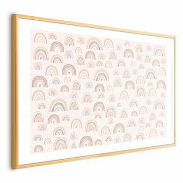 Artgeist Plakat - Mavrice in srčki