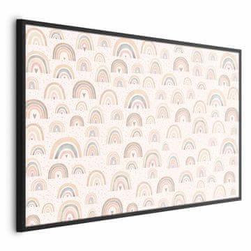 Artgeist Plakat - Mavrice in srčki