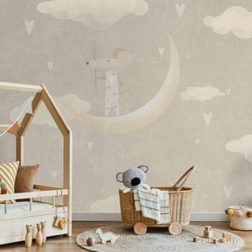Artgeist Foto tapeta - Miška na luni