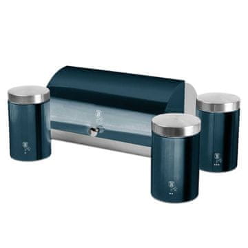 Berlingerhaus Škatla za kruh s kompletom posod Berlinger Haus BH-6734 Aquamarine Lumarko!