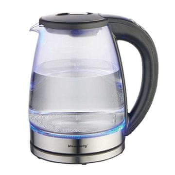 KLAUSBERG Električni stekleni grelnik vode 1,8 l Klausberg Kb-7887 Led Rgb
