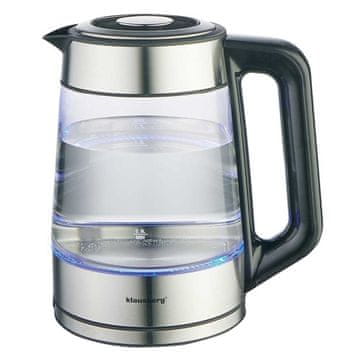 KLAUSBERG Električni stekleni grelnik vode 1,7 l Klausberg Kb-7888 Led Rgb