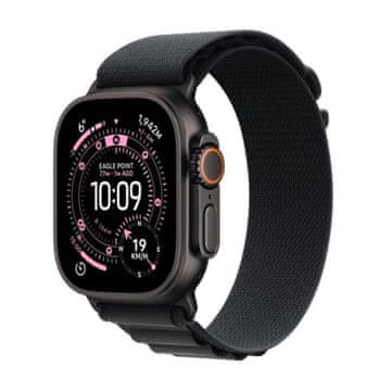 shumee Pametna ura APPLE Watch Ultra 3 GPS + Cellular, 49 mm črno titanovo ohišje, črn pašček Alpine - velikost S MF0Q4QP/A