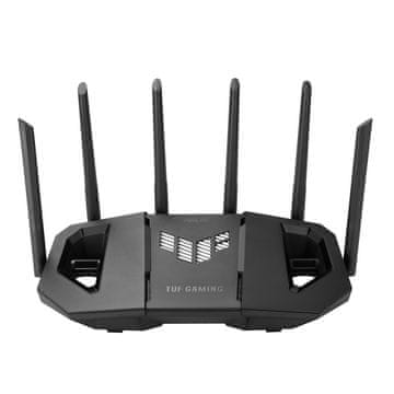 slomart ASUS 90IG0A30-MO9C00 brezžični usmerjevalnik, 2.5 Gigabit Ethernet, Tri-band, Črna