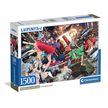 Clementoni 1500-delna sestavljanka. Kompaktna Lupin 1 III