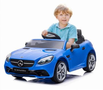 shumee Mercedes Benz SLC300 Cabrio avtomobilček na baterije z daljinskim upravljalnikom, moder