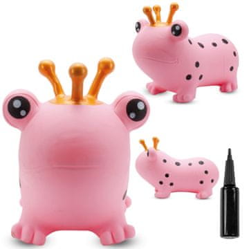 shumee Otroški pulover s pumparico FROG roza