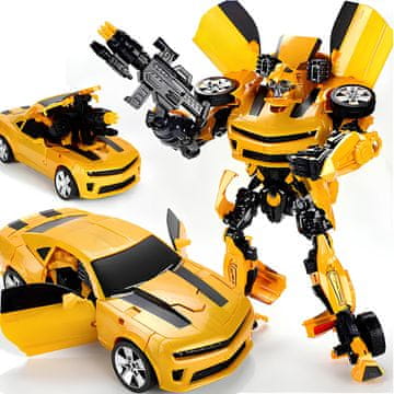 shumee Robotski avto Auto Robót Yellow 2v1 42 cm transformirajoča igrača z zvokom in svetlobo za otroke
