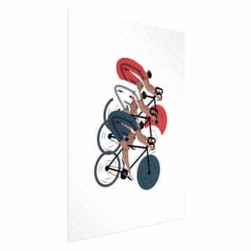 Artgeist Plakat - Olimpijske igre - kolesarska dirka